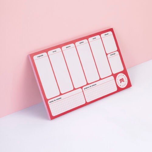Planner semanal de mesa